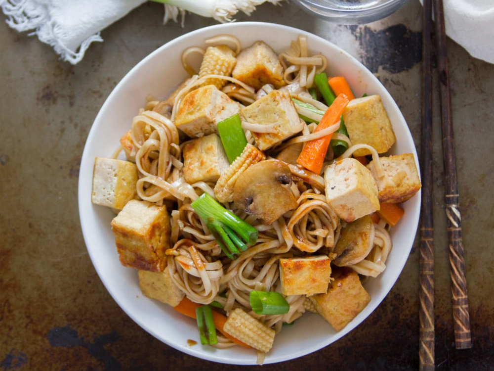 Chow Mein W-vegetable - tofu